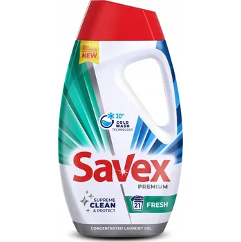 Prací gel Prací prostředek na světlé prádlo Premium Fresh 0,945l 21 praní Savex