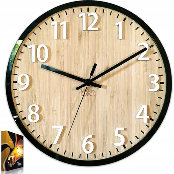 Hodiny Nástěnné hodiny v moderním stylu Akrylové Diana 30 cm Kulatý Quartzové