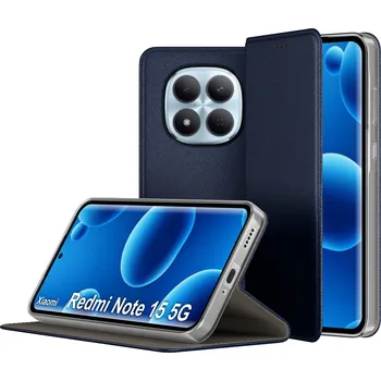 Pouzdro na mobilní telefon Flipové pouzdro KrainaGSM pro Xiaomi Redmi Note 15 5G modré