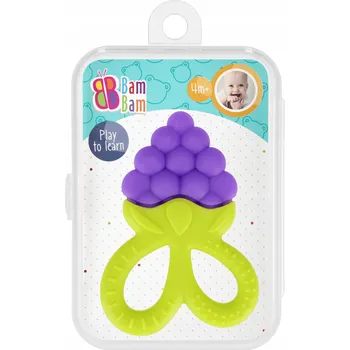 Kousátko na zuby BamBam gumové, vícebarevné