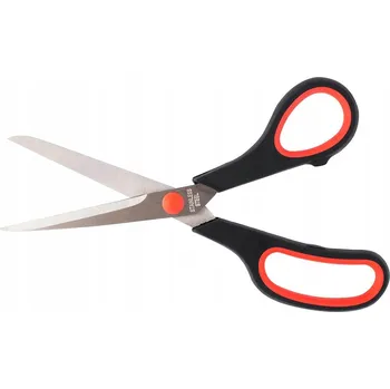 Kancelářské nůžky Kancelářské nůžky d.Rect ergonomické s gumovou rukojetí, 21 cm