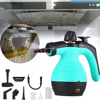 Parní čistič PARNÍ ČISTIČ MYJKA PARNÍ VYSAVAČ SADA 1050W 3 BAR DO KUCHYNĚ