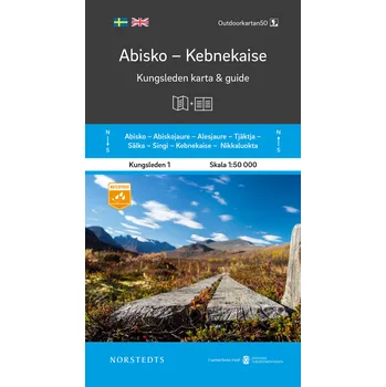 Abisko - Kebnekaise - turistická mapa a průvodce