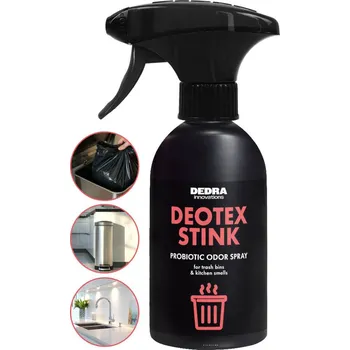 Neutralizátor kuchyňských pachů s probiotiky | Ideální na odpadkové koše | DEOTEX® STINK SPRAY | 250 ml (Neutralizátor kuchyňských pachů s probiotiky | Ideální na odpadkové koše | DEOTEX® STINK SPRAY | 250 ml)