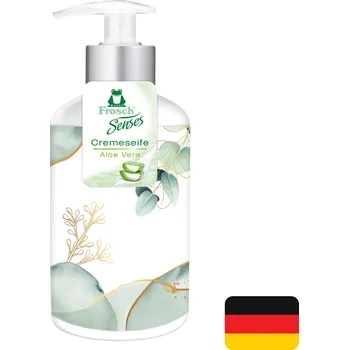 Koupelová kosmetika Frosch tekuté mýdlo s dávkovačem 300 ml Aloe Vera (Dovoz: Německo)