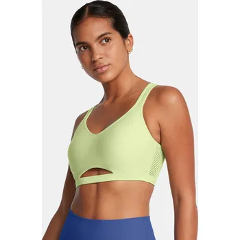 Dámské spodní prádlo Under Armour Dámská podprsenka UA Infinity Low Mesh- 1388502-383 Zelená L D-DD