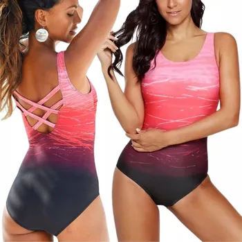 Dámské plavky Jednodílné plavky monokini boho S