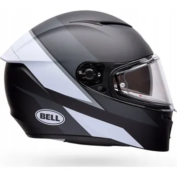 Helma na motorku MOTOCYKLOVÁ PŘILBA PŘILBA BELL LITHIUM FLIP ČERNOBÍLÁ (XL)