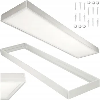 LED panel Rámeček na omítku pro LED panely Kasetonů 120x30, plastový, vysoký 65 mm