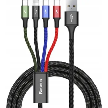 Datový kabel Sada kabelů USB - USB typ C / microUSB / Lightning Baseus