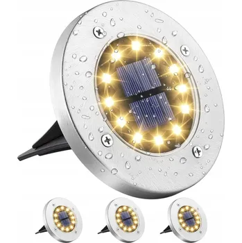 Venkovní osvětlení SOLÁRNÍ ZAHRADNÍ SVĚTLA ZAPICHOVACÍ DEKORACE EXTERIÉRU 4KS