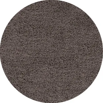 Koberec Kusový koberec Life Shaggy 1500 taupe kruh