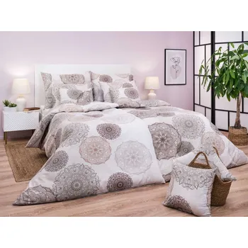 Povlečení Krepové povlečení KOMFORT Magic banán 2x 70x90, 200x200