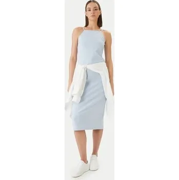 Dámské šaty Calvin Klein Jeans Každodenní šaty LV044F208G Modrá Slim Fit XL