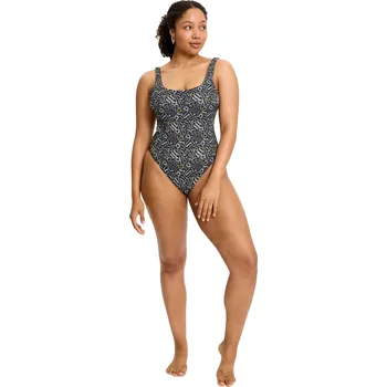 Dámské plavky Menstruační plavky Modibodi jednodílné Smileyworld Tanker One Piece (MPMJSWTOP) XXL