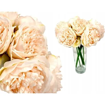 umělá květina Umělá pivoňka - kytice jako živá
