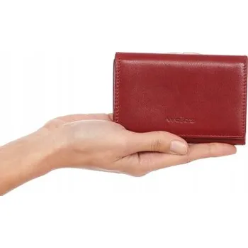 Peněženka Wojas dámská peněženka prostorná červená