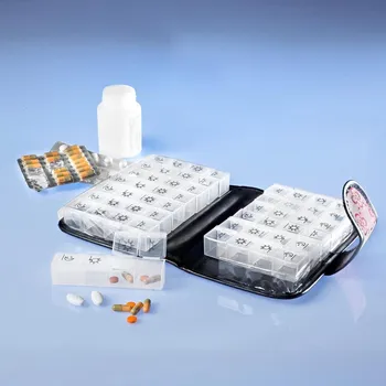 Zdravotnický materiál Pouzdro na léky na 14 dní 19,2 x 12,5 cm růžový