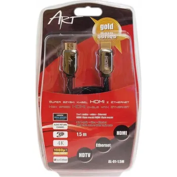 Video kabel Kabel Art HDMI - HDMI 1,5m černý (144173)