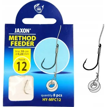 Rybářský háček Jaxon Method Feeder MFC 8 ks Háčky s návazcem