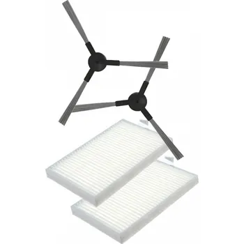 Sada příslušenství pro robotický vysavač HEPA filtry a kartáčky k vysavači TESLA AI200 Smart Robot Vacuum Laser sada 2+2ks