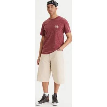 Pánské tričko Quiksilver T-Shirt EQYKT04416 Bordó Regular Fit XL