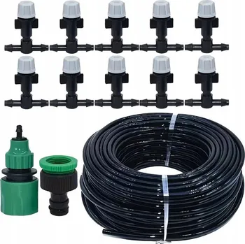 Zavlažovač VODNÍ CLONA ZAHRADNÍ ZAVLAŽOVACÍ SYSTÉM SADA 10 KS 10 M