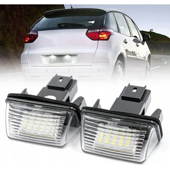 Osvětlení SPZ LED SVĚTLA OSVĚTLENÍ SPZ (REGISTRAČNÍ ZNAČKY) PEUGEOT 407 207 306 307 206