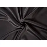 Kvalitex Saténové prostěradlo s gumou 80x200cm černé Abmessungen der Bettlaken: 200x200cm