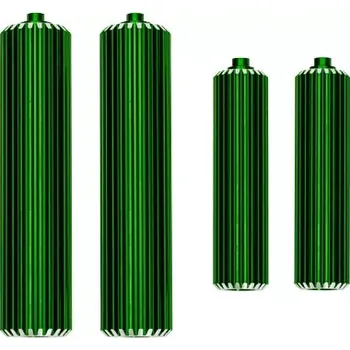 RC náhradní díl Traxxas nádržka tlumiče hliníková zelená (sada)