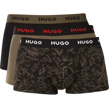 Boxerky 3PACK pánské boxerky HUGO vícebarevné (50532550 968) XXL Možnost vrácení zboží ZDARMA do 120 dnů!