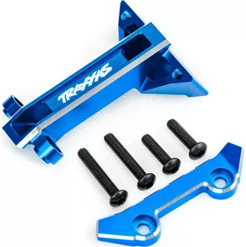 RC náhradní díl Traxxas výztuha držáku předních tlumičů hliníková modrá