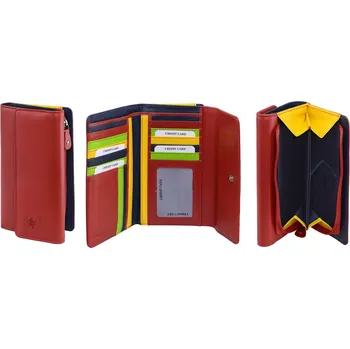 Peněženka Beverly Hills Polo Club Dámská peněženka BHPC Colorfull long combi BH-2967-02