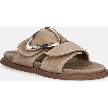 Dámská obuv Semišové pantofle Inuikii Dreamer Buckle 1004.003.0661.250 béžová 80X, EUR 38