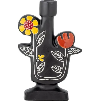 Svícen Dekorativní svícen Bloomingville Vivielle 21 cm 82063136 černá 99X