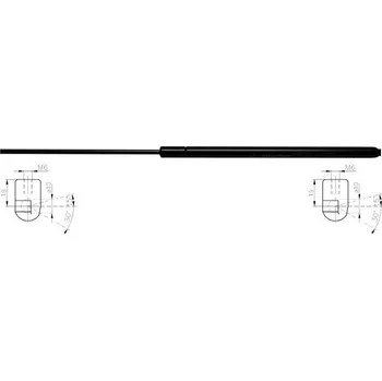 Dveře karosérie Plynová vzpěra - víka kufru - SEDAN [-09/00], 40.14.801