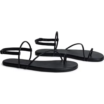 Dámské sandále Ahinsa shoes Dámské sandály Comfort Aura černé 43