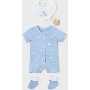 Kojenecký overall Dětské rampery Mayoral Newborn 1727.1A.Newborn.PPY2 modrá 55X, vel. 50