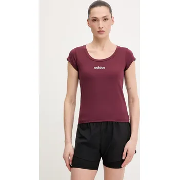 Pánské tričko Tréninkové tričko adidas Performance Hyperglam KC7678 burgundské 93X, vel. S