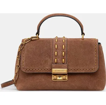 Kabelka Semišová kabelka MICHAEL Michael Kors 30S6A2RS2S hnědá 88X, vel. ONE SIZE
