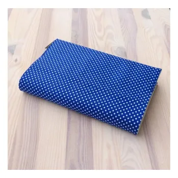 Obal na knihu Obal na knihu - Puntíky na středně modré (UNI-XS)