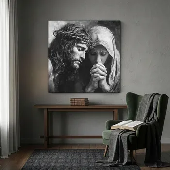 Obraz Náboženský obraz - Utrpení Marie | DUBLEZ