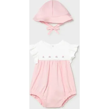 Kojenecké body Mayoral Newborn 1602.2E.Newborn.PPY2 růžová 30X, vel. 65