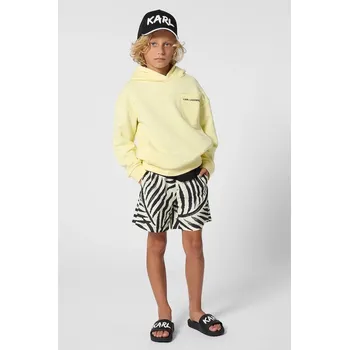 Chlapecká mikina Dětská mikina Karl Lagerfeld Z31089.162.174 žlutá 10X, vel. 174