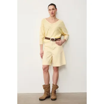 Pánský svetr Medicine svetr ženský prolamovaný RS26-SWD041 žlutá 10X, vel. L