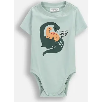 Kojenecké body Coccodrillo WC6112201HBN tyrkysová 06X, vel. 62