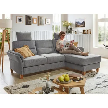 Sedací souprava Malá rohová sedací souprava ve skandinávském stylu WESTERLAND Pravý roh - s rozkládáním a s úložným prostorem