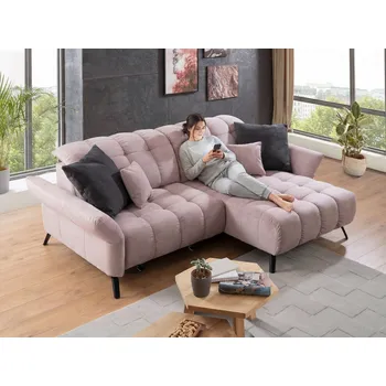 Sedací souprava Malá prošívaná rohová sedací souprava COAST 3 Pravý roh