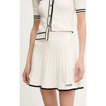 Dámská sukně Sukně Guess SHARI V6RD07.Z4652 béžová 01X, vel. S