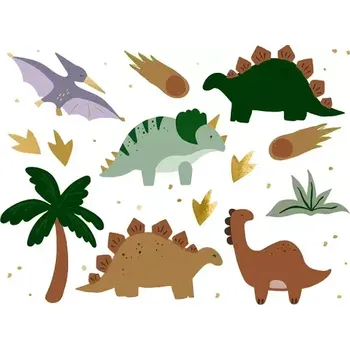 Tetování Dočasné tetování dětské dinosauři 13 ks